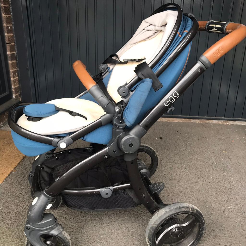 Petrol blue hotsell egg pram