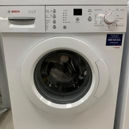 This washing machine has been put through a refresh, it comes with a manual, a new hose.
Model Number: WAE24377GB/53

ActiveWater™: saves water and costs thanks to a 2-step automatic load adjustment system.
VarioPerfect™: takes 65% less time or uses 50% less energy – delivers total flexibility.
TouchControl buttons: convenient to operate thanks to the electronic control panel
Energy efficiency class A+++: for the most energy efficient washing.