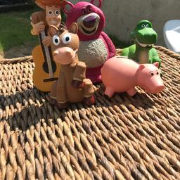 5 Disney Store Toy Story hard plastic character toys
Good condition