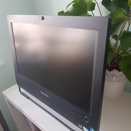 Lenovo M71Z All in One PC Computer

Relisted due to time waster

Intel Pentium G620 2.6GHz
4GB DDR3 Memory
320GB Hard Drive
Built in WiFi
DVD RW Drive
WebCam
Windows 10 Pro 64 bit
NOT touchscreen

£69

Comes complete with a keyboard, mouse and leads.

collection only from Shard End