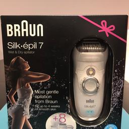 Used two times only .
I dont like a epilator.
all accesories included but bikini styler is missing.
Can post but must check postage cost by royal mail