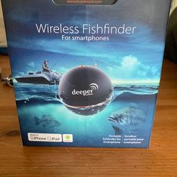 Deeper pro fish finder. Fully working order comes with charger, instructions, bag and of course the sonar.
selling for £120