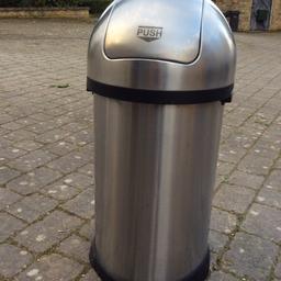 Brabantia push bin in Matt steel no dents downsizing so time for it to go. Expensive the list price is £166. Priced to sell at a quarter of new. No postage pick up only
T