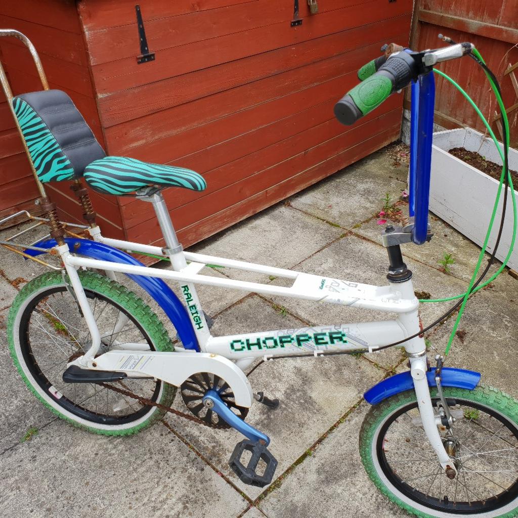 Raleigh discount chopper neon