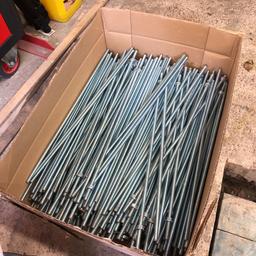 10mm threaded rod which is 550mm long.
I have just over 350 of these left over from a job.
50p each or £100 for the lot.

I also have various unistrut items.
700+ m10 channel nuts.
50 x 90’ 3 hole right angle flat brackets.
40 x 90’ 3 hole right angle brackets.
Make me an offer for the lot.