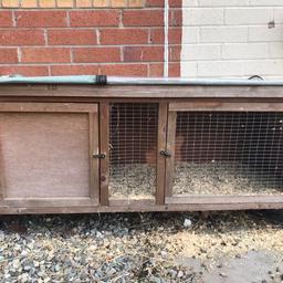 Guinea pig/rabbit hutch, comes with cover. Has been well used but is fully functional. Will clean before collection. Collection from wn3.