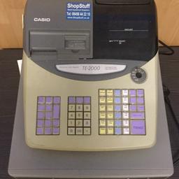 Casio TE-2000 Electronic Cash register till.
good working condition.
comes with key.