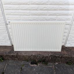 white radiator 900x600 complete with brackets. nothing wrong with the radiator, but all the rest have been replaced and this is the last one to go.