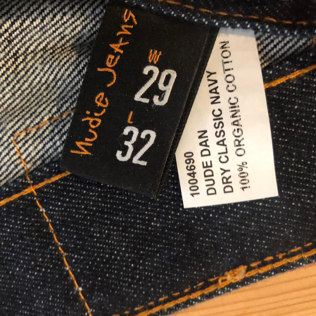Nudie Jeans Dude Dan Dry Classic Navy RAW in 4020 Linz for