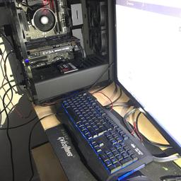 I’m selling Amd Gaming Pc in good condition with keyboard and mouse :
Gaming Keyboard :Nemesis Kane Pro lightening
-Gaming Mouse Logitech G502 (retailing at 50quids)
-Amd Ryzen 5 1500x Quad Core - Eight Threads Cpu (3.50GHz-3.70GHz Turbo)
-Nvidia EVGA GeForce GTX 1060 FTW 6GB Memory Dedicated Gddr5
- 8GB Memory Of Ram Corsair Vengeance LPX 2400MHz
-Storage ,120GB Solid State Drive Kingston,
1 TB Hard Disk WDC 7200RPM
-NZXT S340 Black  Mid Tower 2x Front ,1x Top,1x Back Fans
-Windows 10 Pro