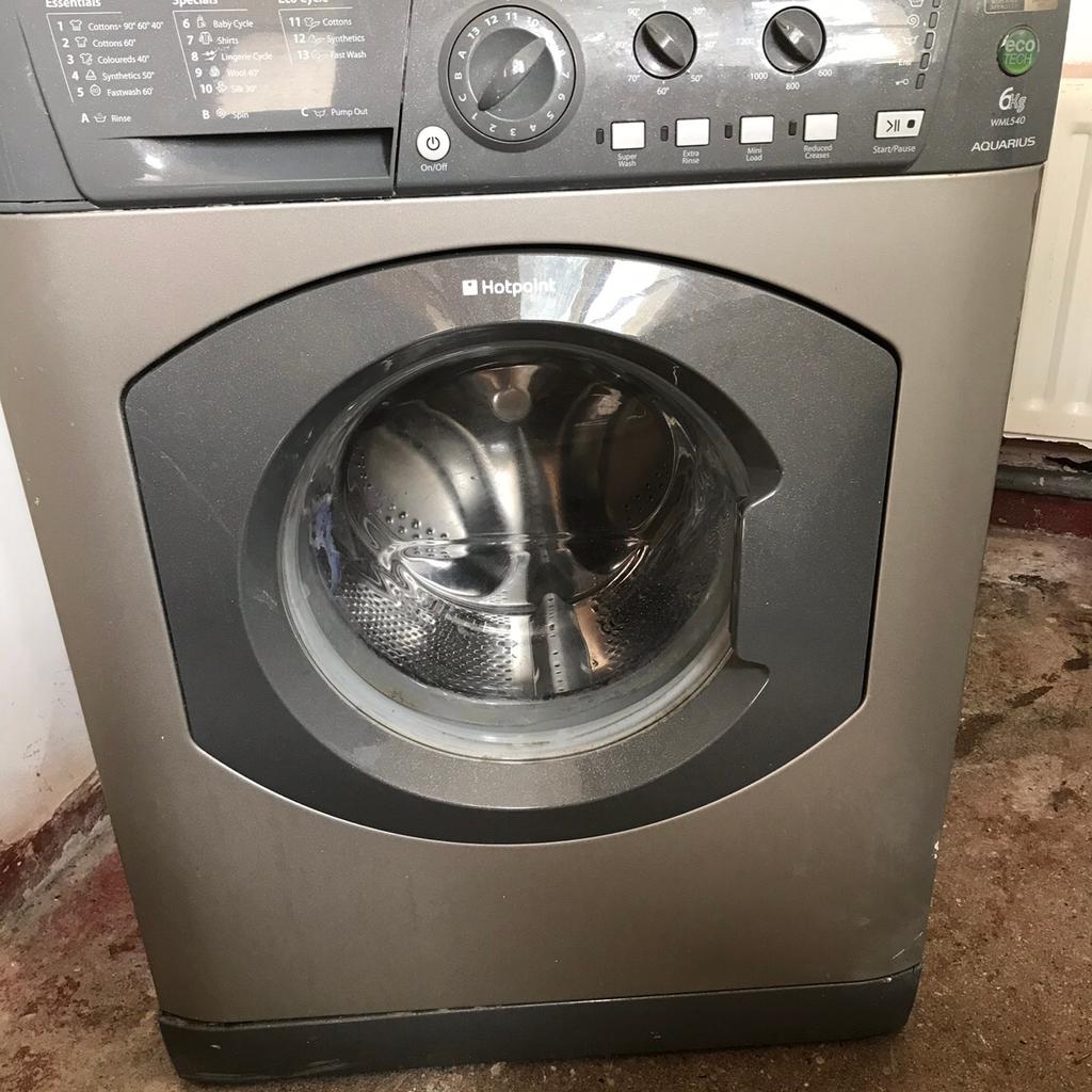 hotpoint wml540 aquarius 6kg washing machine