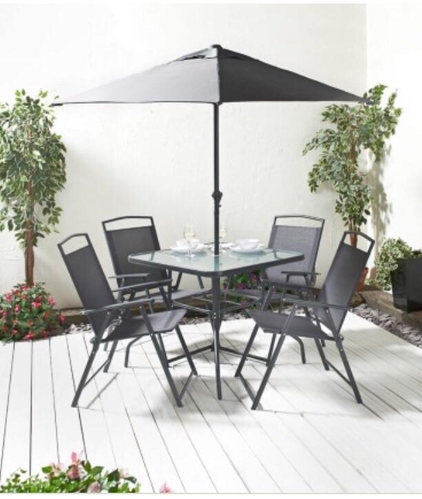 Garden table, chairs and parasol in Wigan for £80.00 for sale Shpock