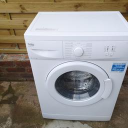 Beko washing machine Slimline model 6kg and 1200 spin in good used condition and in full working order not an old machine I think it about 3 years old with a short program thanks for looking