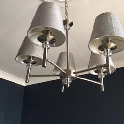 Grey ceiling light. Excellent condition. I have 2 available. £25 for one or 2 for £40