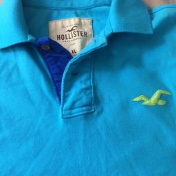 size XL hollister polo top worn once good condition