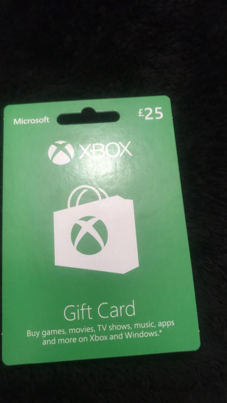 Shpock xbox hot sale gift card