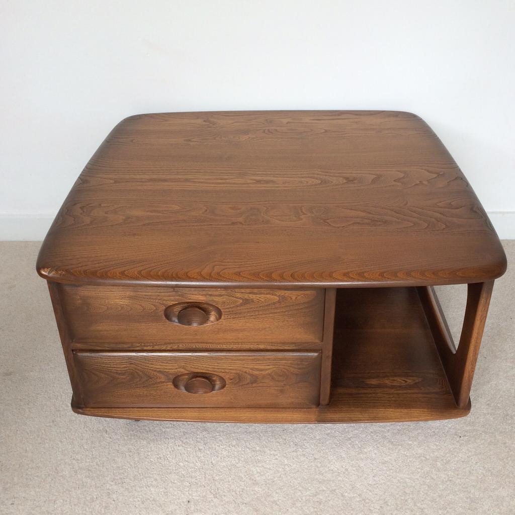 Vintage ERCOL Elm Pandora's Box Coffee Table in TN9 Malling for £130.00