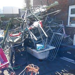 Wanted scrap metal unwanted washers cookers dryers anything metal don't take fridges also do house removals garage house clearances free quotes no job too big or small give me text for quick response any time 07506710230