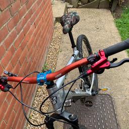 Selling in parts 

Brakes:sold
Bars:sold 
Stem:available
Suspension:available
Seat:available

Selling parts cheap message me