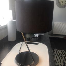 Cool black lamp 
Used once so like new