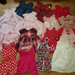 3-6month girls bundle £10 - collection chorley pr6 area only!
Includes - 12 dresses, 3 all in ones, 3 coats, 18 pants, shorts, 3 shoes, headband, slipper boots, 4 cardigans, 14 tops, 9 vests, muslin cloth, 2 baby grows, 3 sets of pjs. (just some of the items pictured!)