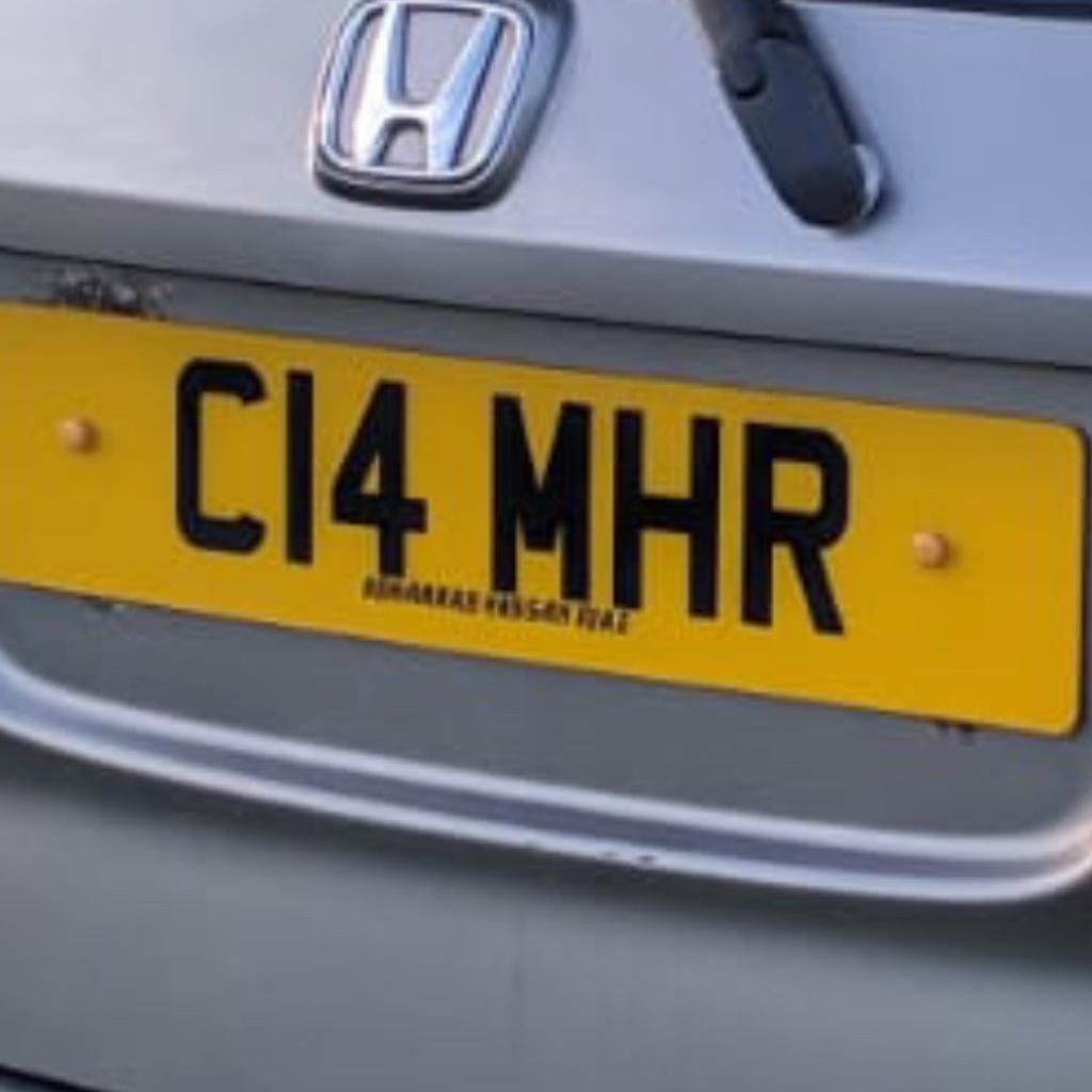 C14 MHR
Thats is the private plate i have got just want a quick sale as i got a new one paper work everything included £500
