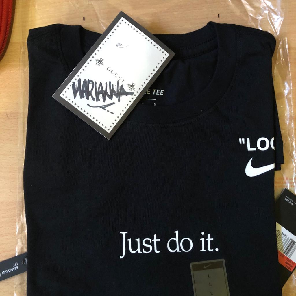 Nike x virgil outlet x serena tee black