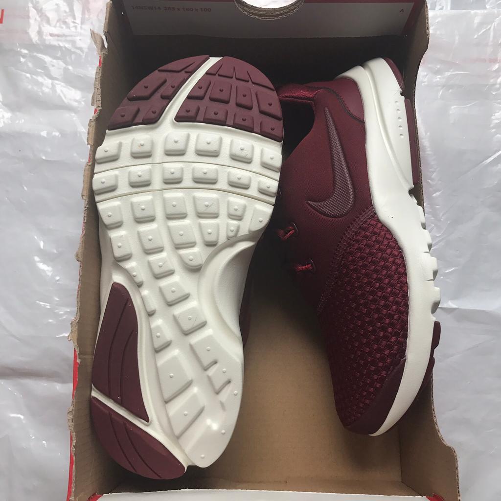 Nike presto best sale fly burgundy