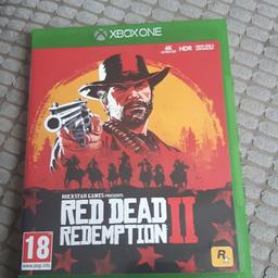 red dead 2 in good condition no scratches on disc's none smoker no pets..