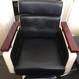 I have two matching salon hair dressing barber chairs, very strong & in really good condition, can adjust height & elevated back. 

Only Selling both together for £90 because I need the room ASAP!
I paid £165 for one so grab yourself a bargain.
Collection Farmworth