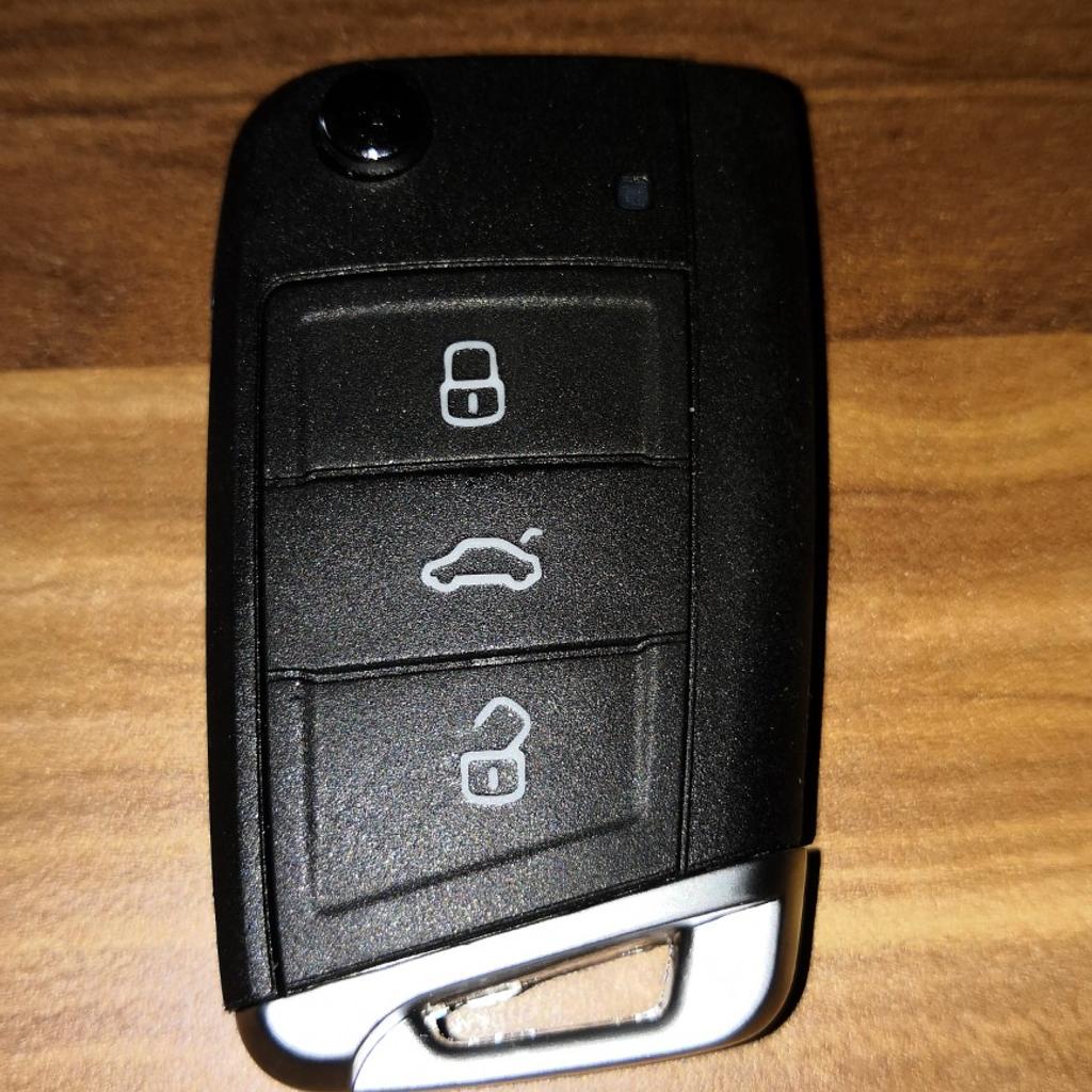 Auto 3 Tasten Klapp Schlüssel Gehäuse Passend für VW TIGUAN POLO