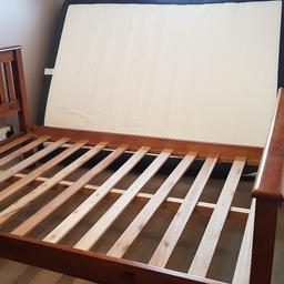 soild wooden bed great condition great bed