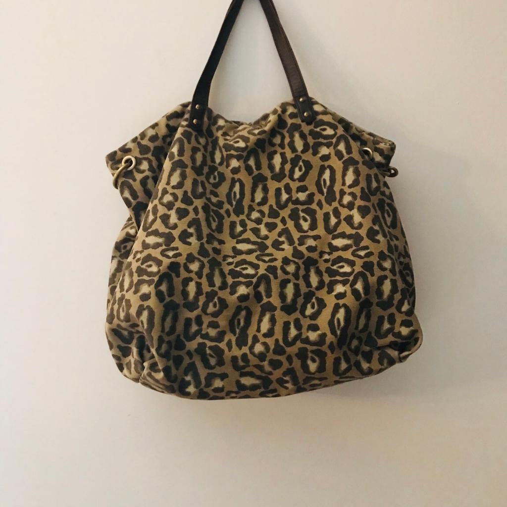 Borsa on sale leopardata zara