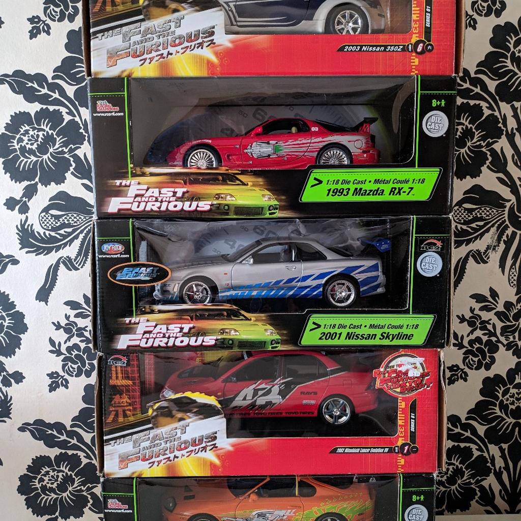 118 fast and furious model car diecast in CM14 Brentwood für 280,00