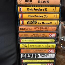 Habe hier ne kleine Elvis Kassetten Sammlung (12stk) abzugeben. Super Zustand incl Koffer und Versand 40€.
Bei Fragen gern PN an mich.
Lg Steffen