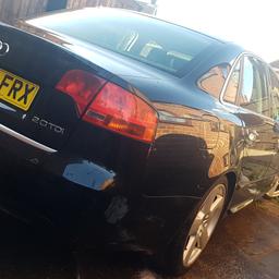 Audi A4 b7 2.0tdi S-Line well groomed
New 4 tyres
New break pads, discs
Service done 7 MONTHS ago
New turbo charger in 2017.

I recommend it. Thanks