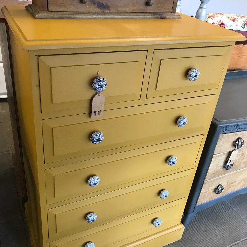 Stunning mustard yellow chest of drawers in SG2 Stevenage for £155.00 ...