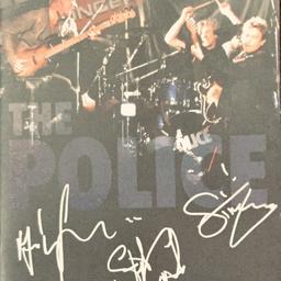 2008 concert programme signed by all 3. Sting, Summers and Copeland. In pristine condition, no creases or torn pages.

Available postage