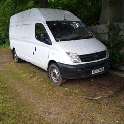 Starts runs and drives
low mileage
Won't select 1st, 3rd or 5th gear.
Rear door lock needs attention.
Cheap Van