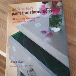 Books on how to use Annie Sloan Chalk Paints to the best effect, full of loads of tips and ‘how to’ instructions from basic painting to understanding the colour wheel :) fab book! I have got 2 copies so don't need this one. It is in excellent condition.