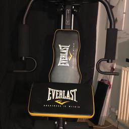 Everlast Multi Gym

Hardly been used!!

ust needs 1 replacement cable, which can be purchased for £28