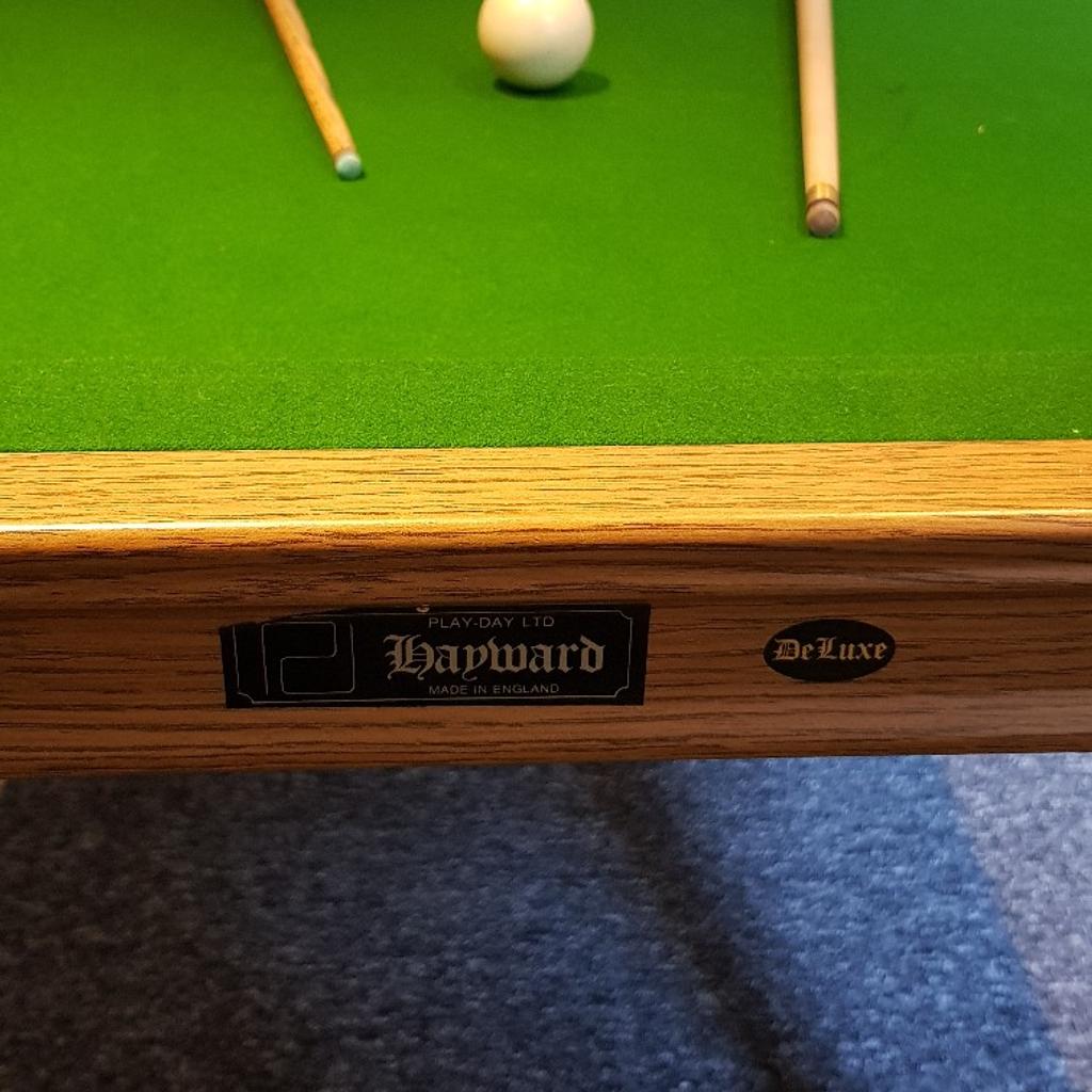 Hayward DeLuxe Collapsable Pool Table (6'3") in PO5 Portsmouth for £125