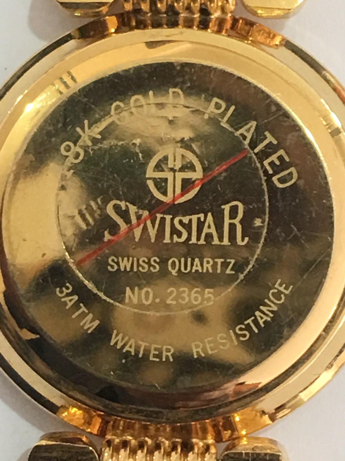 Swistar swiss quartz 18k hotsell gold plated