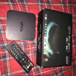 MXQ Android Box
Can install Kodi, YouTube, Netflix etc..
Collection Only, Will NOT Post