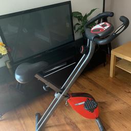 Folding exercise bike in good condition. Can deliver locally for fuel cost