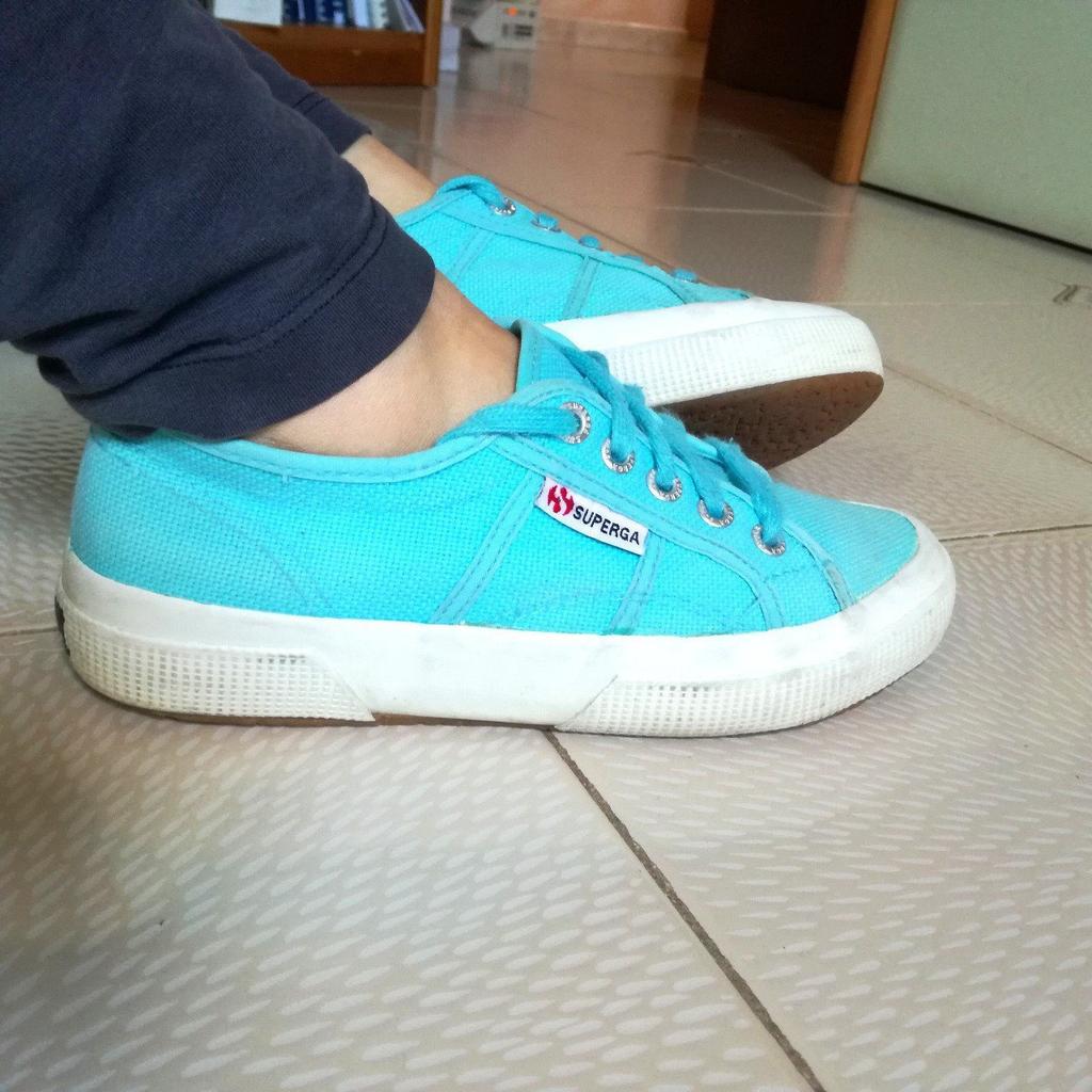 Superga azzurre shop