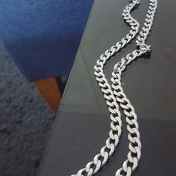 20inch .925 sterling silver heavy necklace.