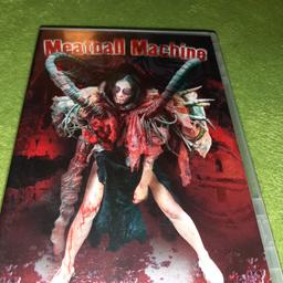 biete hier Meatball Machine DVD, monströses Splatterfilm aus Japan,Original deutsche Fassung die DVD ist im guten Zustand,läuft tadellos Vorort test natürlich möglich Abholung oder Versand per Postbrief für 1,50€
