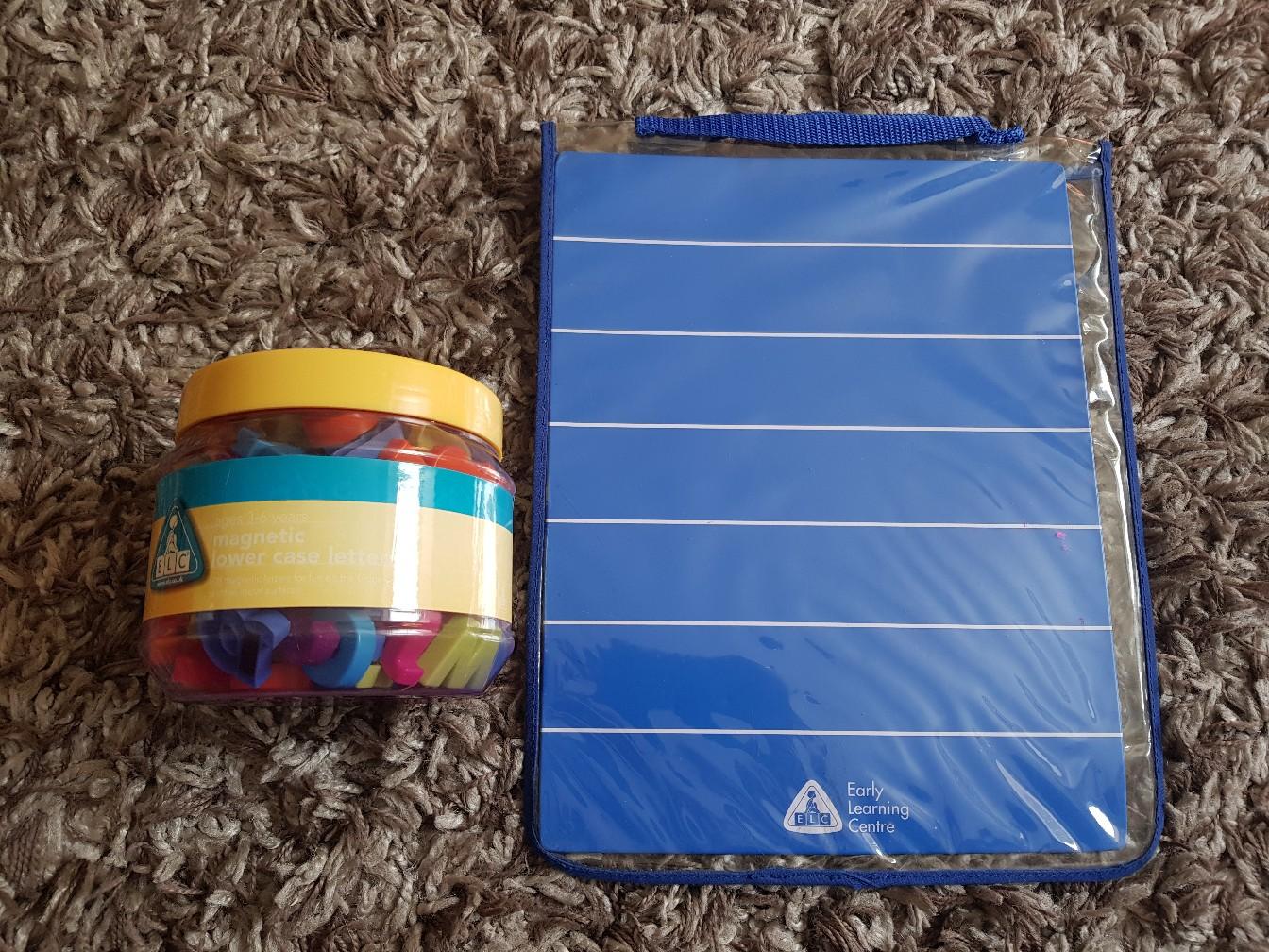 ELC Board and Lower Case Letters Tub in NN5 Northampton for £8