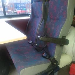 ISRI double seat with three point seatbelts and two floor tracks to mount them in the rear of a van.

£30 or sensible near offer

Matching front seats available too